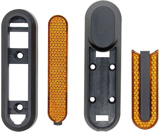 Set Capace Laterale Roți Ewheel Xiaomi Mi4 Șuruburi Reflectorizante Negru Galben Cmm946