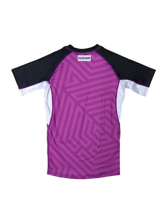 Chosen Short Sleeve Shirt CHRS138 for Jiu-Jitsu Purple