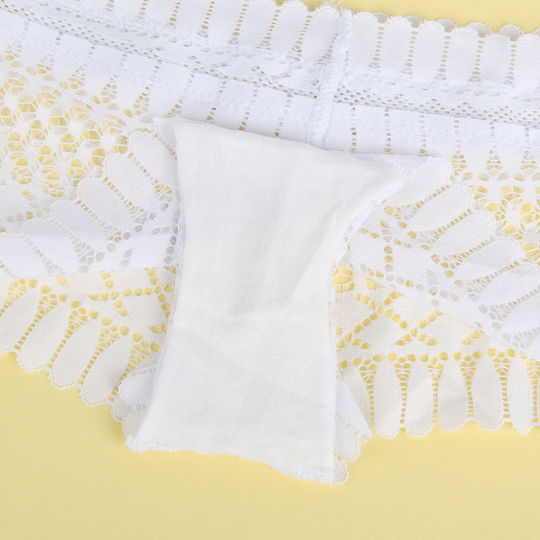 White Sexy Panty Feather Shape Lace