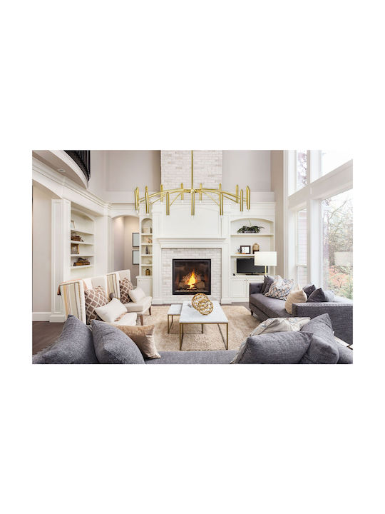Toolight Kronleuchter Gold OSW-01406
