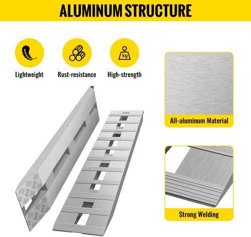 Vevor Aluminum Trailer Ramps 60'' X 12'' 6000lbs Set of 2