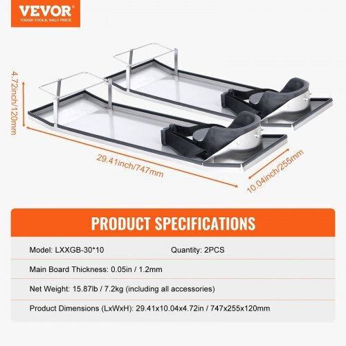 Σανίδες Γονάτων Vevor Τσιμέντο 30'' X 10'' Επιγονατίδες & Ιμάντες Hntxgbbxghhxin9i4v0