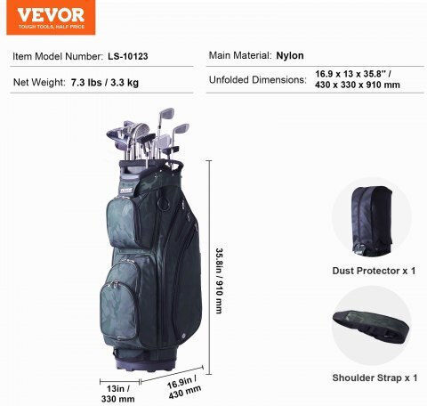 Vevor Чанта Голф 1бр