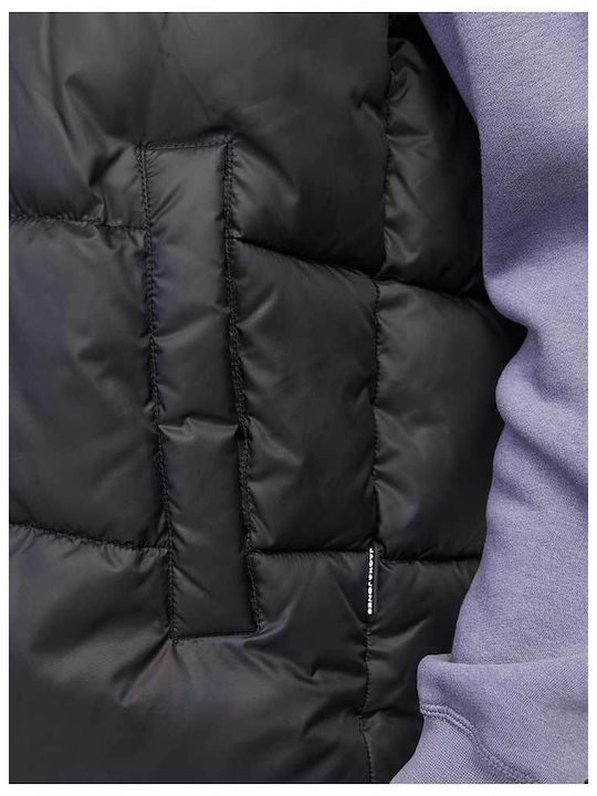 Geacă Fără Mâneci Puffer Neagră
