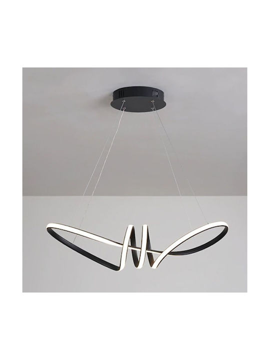 Toolight Κρεμαστό Φωτιστικό Μαύρο LED
