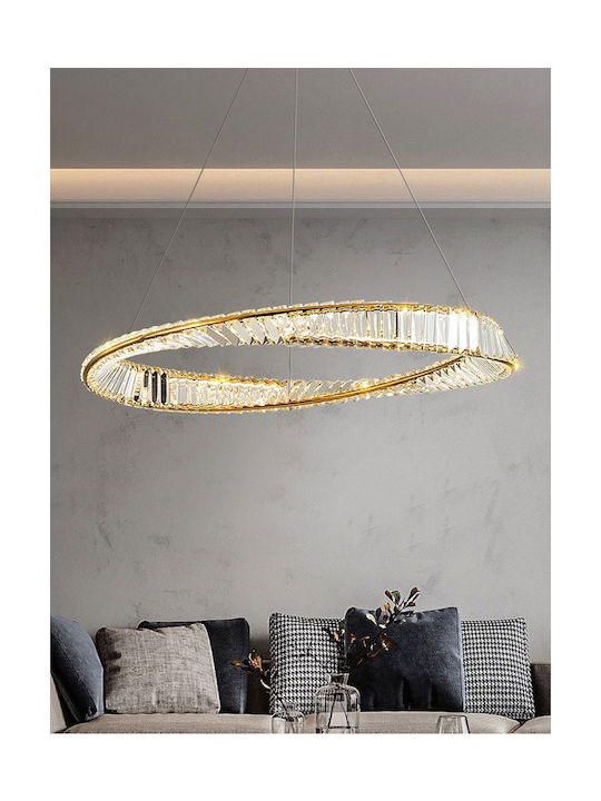 Toolight Κρεμαστό Φωτιστικό LED με Κρύσταλλα