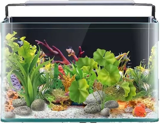 Fish Aquarium Capacity 16lt with 35x23x23cm White