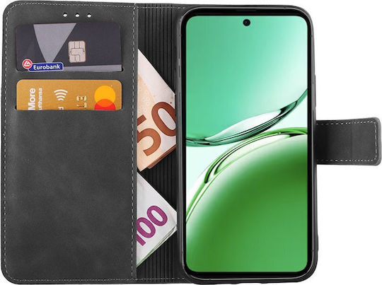 Lime Essential Magnet Book Δερματίνης / Σιλικόνης Γκρι (Oppo Reno12 F / FS)