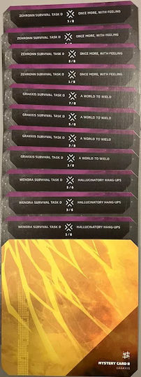 Unsettled Survival Task Pack 1