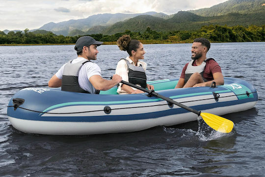 Bestway Hydro Force Trek X3 Inflatable Boat 3 Adults Blue with Paddles and Pump 294x137cm