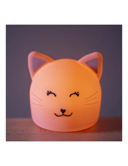 Trixie Night Light Mrs Cat Pink