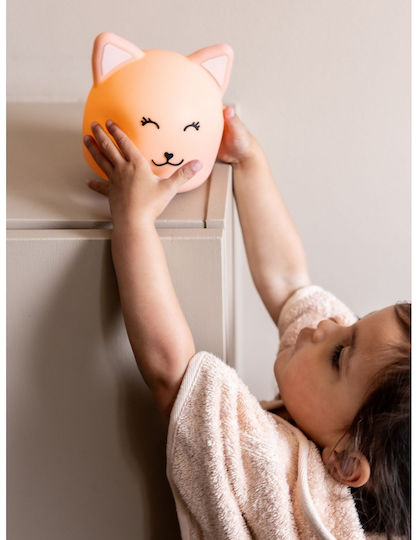 Trixie Night Light Mrs Cat Pink