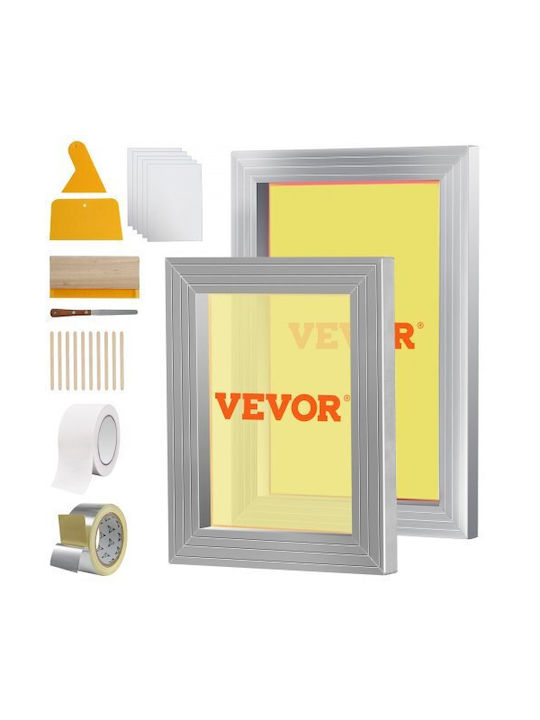 Vevor Rama Foto Metalică Cu Cadru Argintiu 2 Bucăți