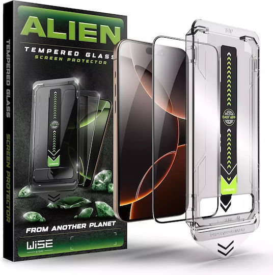 Alien Privatsphäre Gehärtetes Glas (iPhone 17 / 17 Pro / 16 Pro)