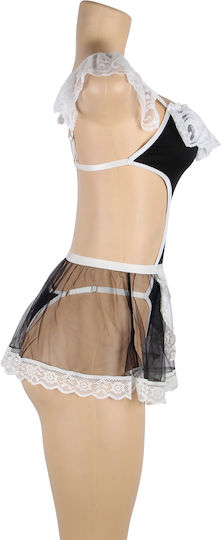 Black Sexy Lace Maid Costume