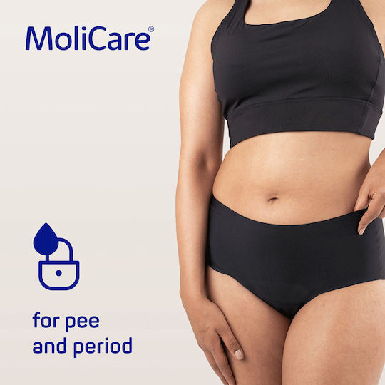 Hartmann Molicare Lady Εσώρουχο Ακράτειας Medium σε Μαύρο Χρώμα 1τμχ