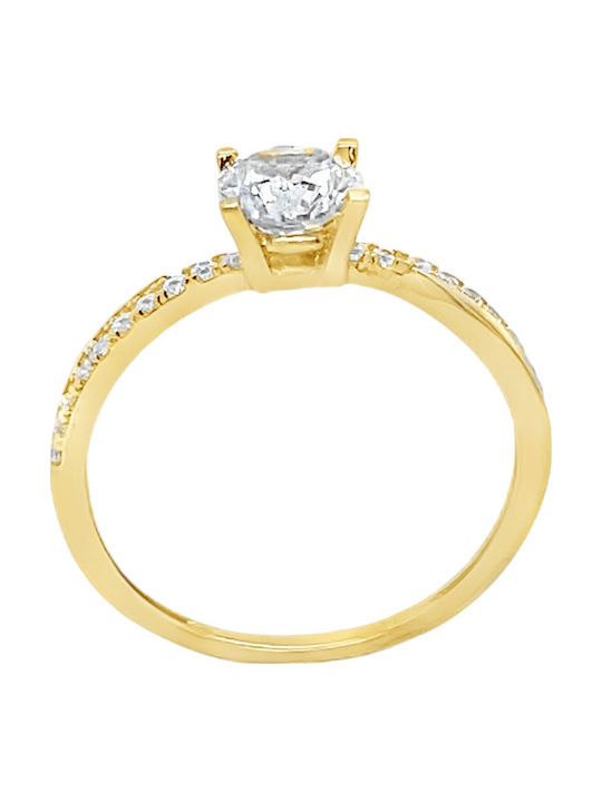 Xryseio Single Stone from Gold 14K