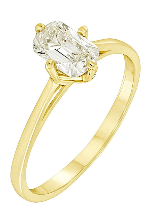Xryseio Единичен камък от Злато 14K