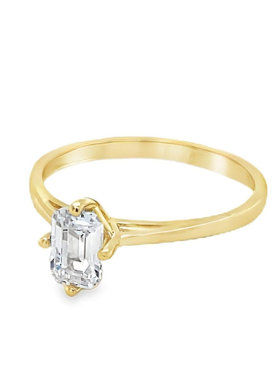 Xryseio Единичен камък от Злато 14K