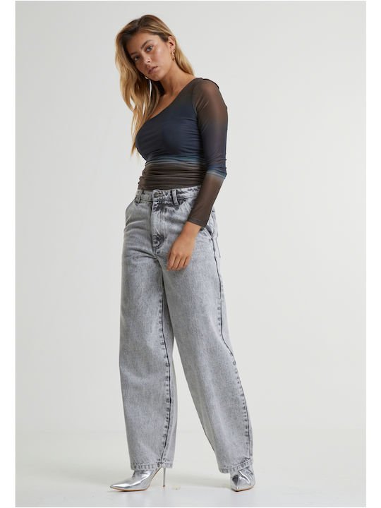 Γυναικείο Jean Παντελόνι σε Tapered Γραμμή Dark Blue