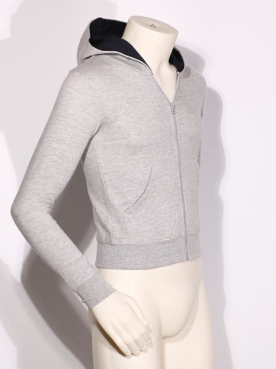 Bluze și Hanorace Pentru Copii Cardigan Cu Glugă Gri