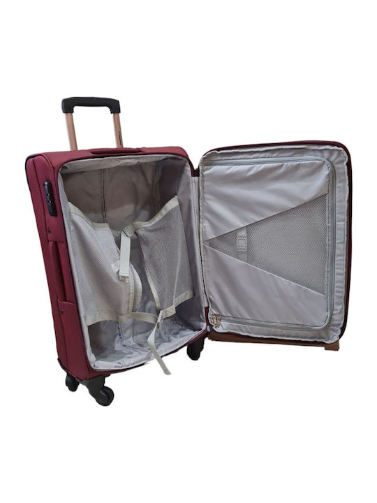 Diplomat Athens Collection 6040 Valiză de Călătorie Mare Bordeaux cu 4 roți Înălțime 78cm ZC604