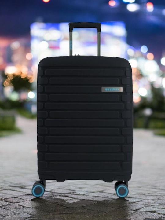 Bg Berlin Hard Travel Suitcases Black with 4 Wheels Set 3pcs