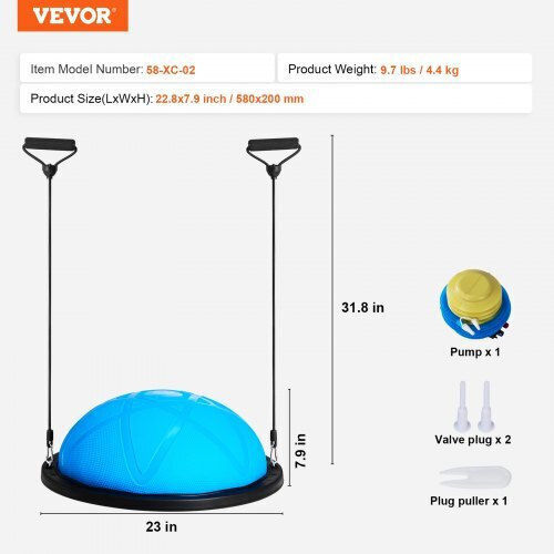 Vevor Μπάλα Ισορροπίας Μαύρη