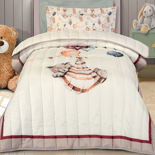 Greenwich Polo Club Kids Duvet Double Sided Single with Microfiber Filling Beige, Bordeaux, Ochre 160x220cm Greenwich Polo Club Kids Duvet Double Sided Single with Microfiber Filling Beige, Bordeaux, Ochre 160x220cm