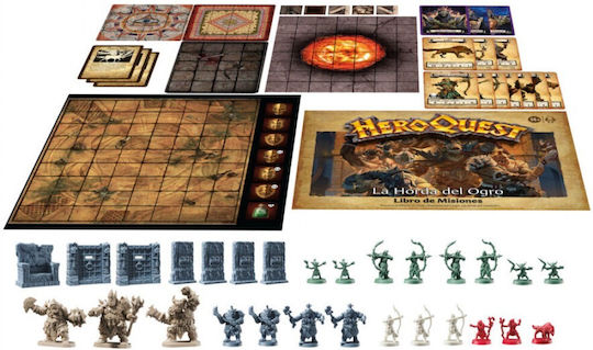 Game Expansion Spanish Heroquest The Ogre Horde for 2-5 Players 14+ Years Old (ES) Hasbro