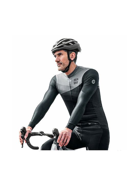 Rockbros Long Sleeves Cycling Jersey Black