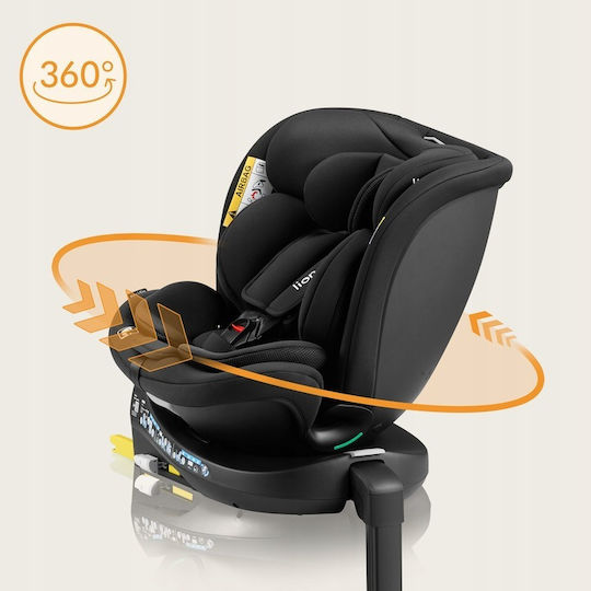 Lionelo Navy Autositz i-Size mit Isofix Black Pink