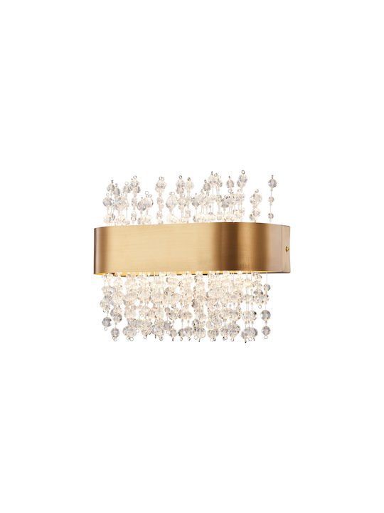 ARlight Lamp Wall with Integrated LED and Warm White Light Gold