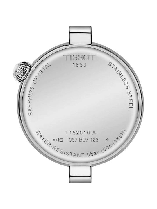 Tissot T-lady Womens Watch 28mm Battery with Silver Stainless Steel Bracelet