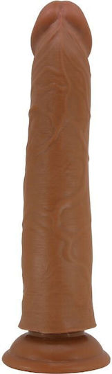 Pretty Love Sharife Ρεαλιστικό Dildo με Βεντούζα Καφέ 25cm