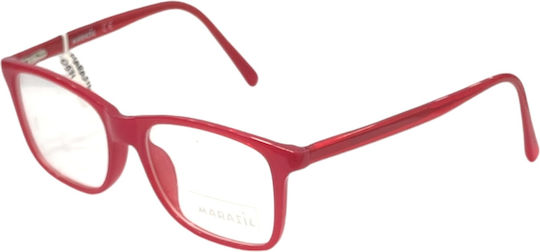 Marasil Kindlich Kunststoff Brillenrahmen Rot 571 C5