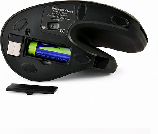 Gembird Ergonomic Ασύρματο Ποντίκι Μαύρο
