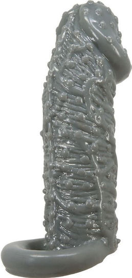 Pretty Love Penis Sleeve Προέκταση Πέους Γκρι 13cm