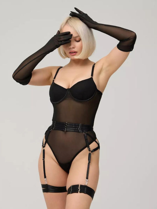 La Lolita Amsterdam Sexy Bodysuit Negru