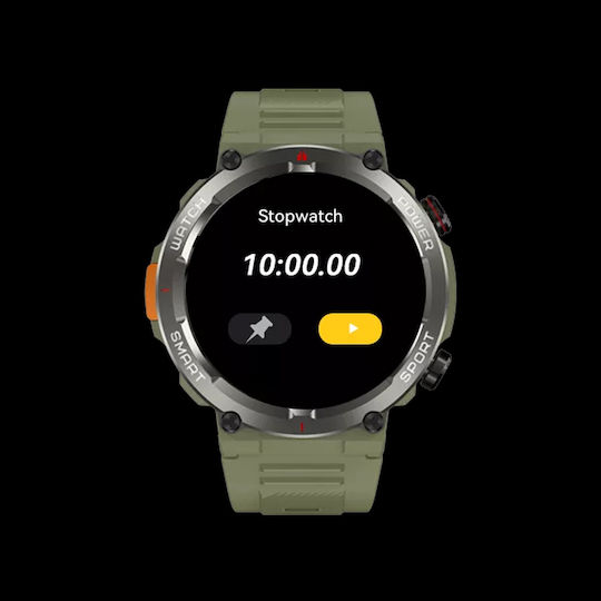 BlackView W50 Pro 56mm Waterproof Smartwatch with Heart Rate Monitor (Green)
