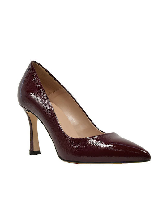 Fardoulis Leather Burgundy Heels