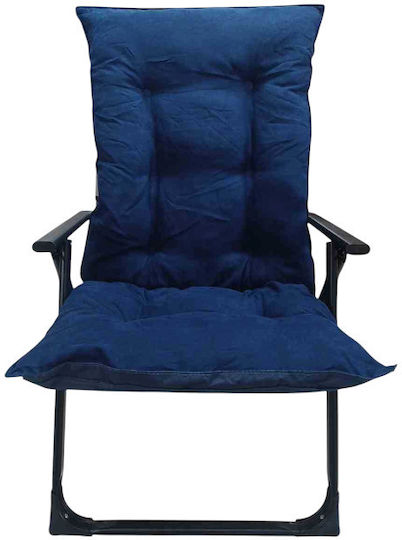 Lounger-Armchair Beach Blue