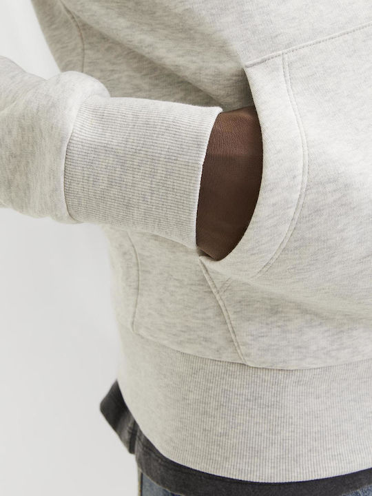 Jack & Jones Sweatshirt with Hood White Melange