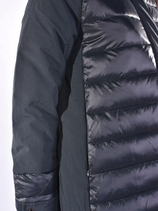 Women's Long Lifestyle Jacket for Winter Cypress Green