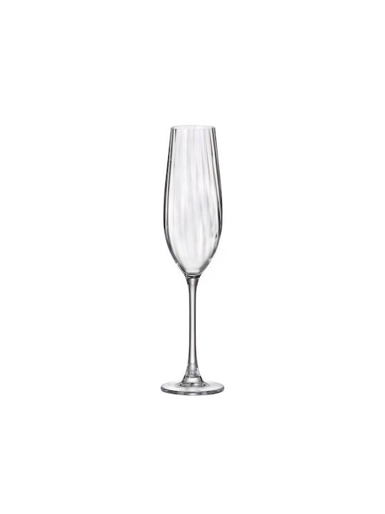 Crystal Bohemia Set of Glasses for White and Red Wine made of Crystal Stemmed 580ml 24pcs