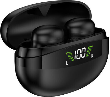 Akai Proffesional BTE-J350 In-ear Bluetooth Handsfree Ακουστικά με Θήκη Φόρτισης Μαύρα