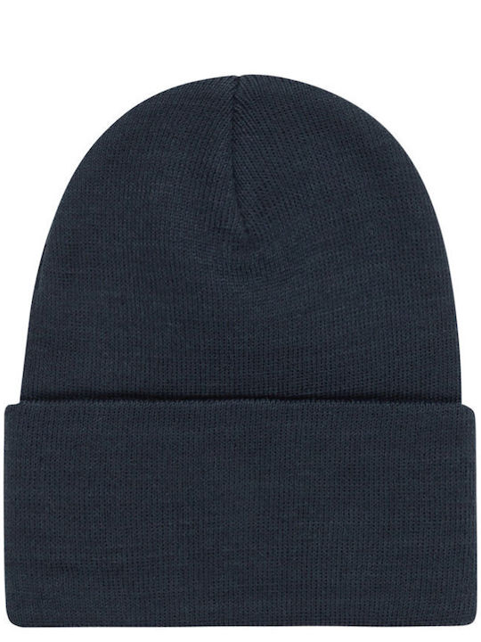 'dusk' Beanie Ανδρικός Σκούφος Πλεκτός σε Navy Μπλε χρώμα