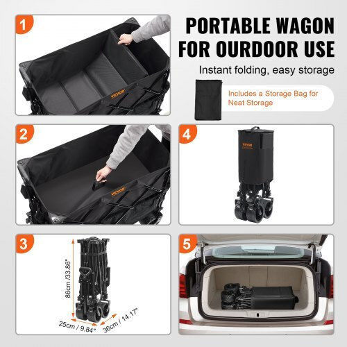 Vevor Transport Trolley Foldable