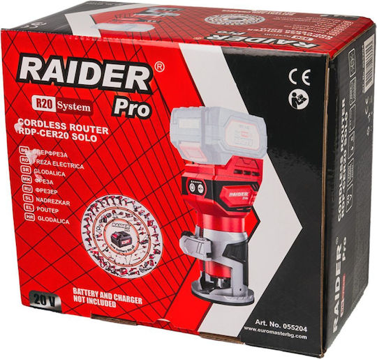 Raider RDP-CER20 Trim Router 20V Solo with Speed Control