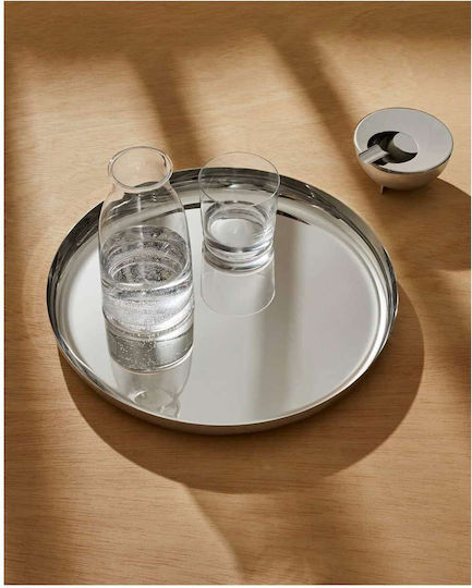 Alessi Inoxidabil Rotund Tavă de Servire în Culoare Argintiu 35cm 1buc
